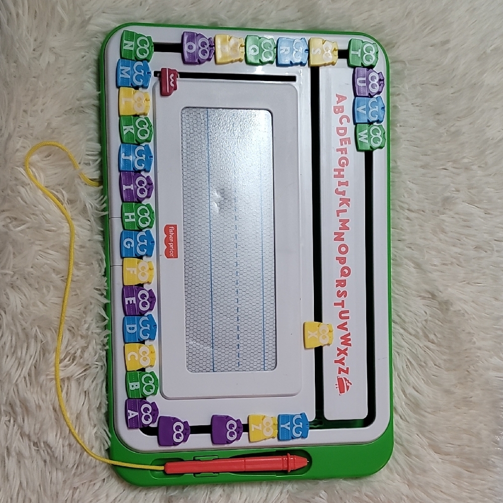 Fisher-Price StoryBots Slide Writer Colorful Alphabet Magnetic Drawing Board